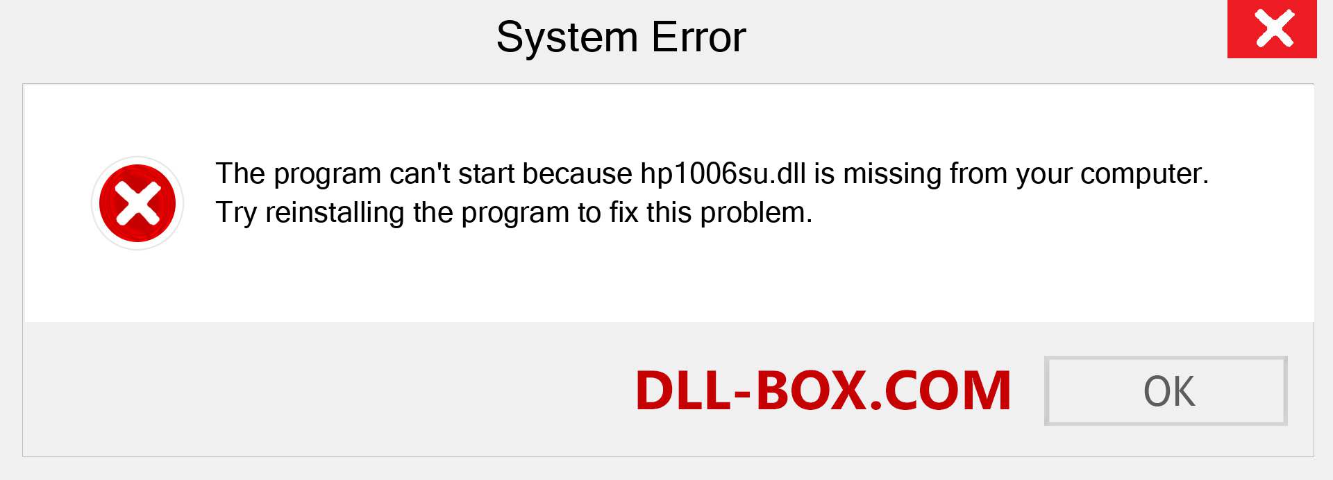  hp1006su.dll file is missing?. Download for Windows 7, 8, 10 - Fix  hp1006su dll Missing Error on Windows, photos, images